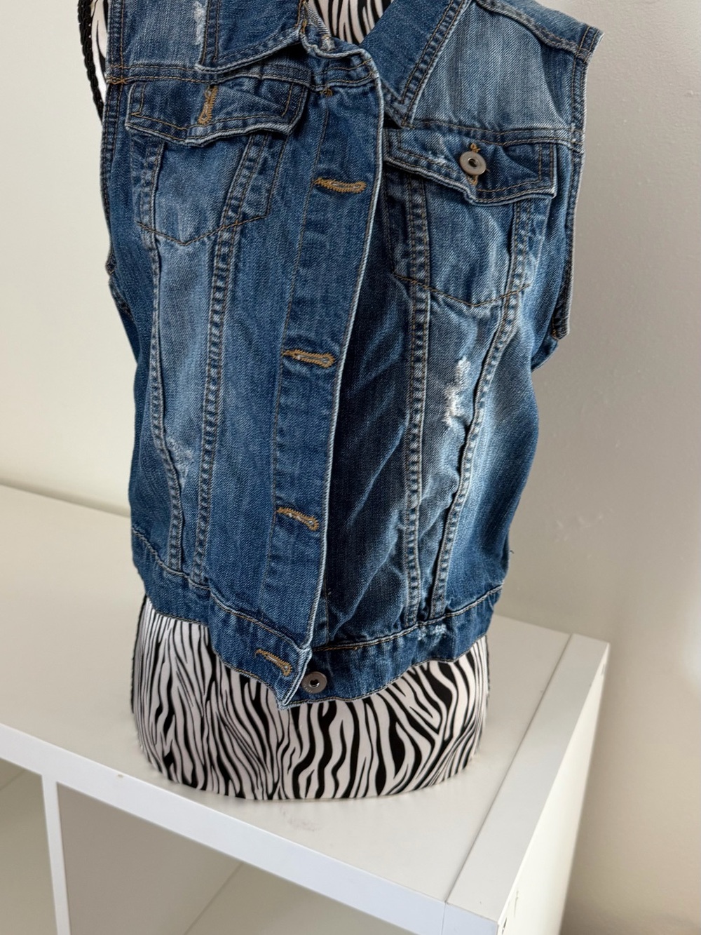 Classic Blue Denim Vest